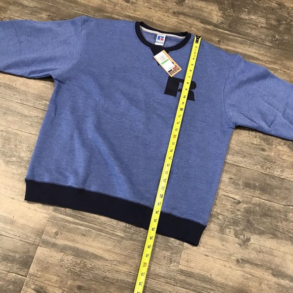 NWT Russell Athletic Big Logo Sweatshirt Pullover Crewneck Men‎ Size Large $60 - Picture 7 of 9